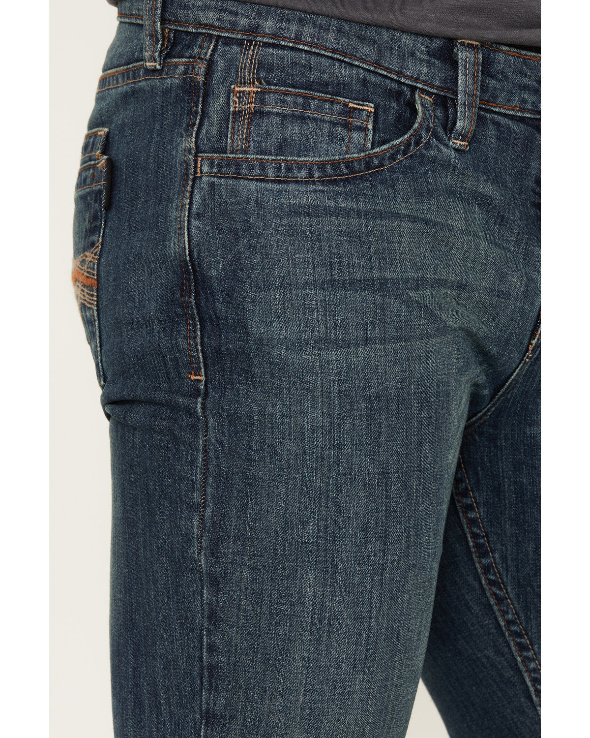Men's FR Bozeman Medium Wash Slim Bootcut Work Jeans