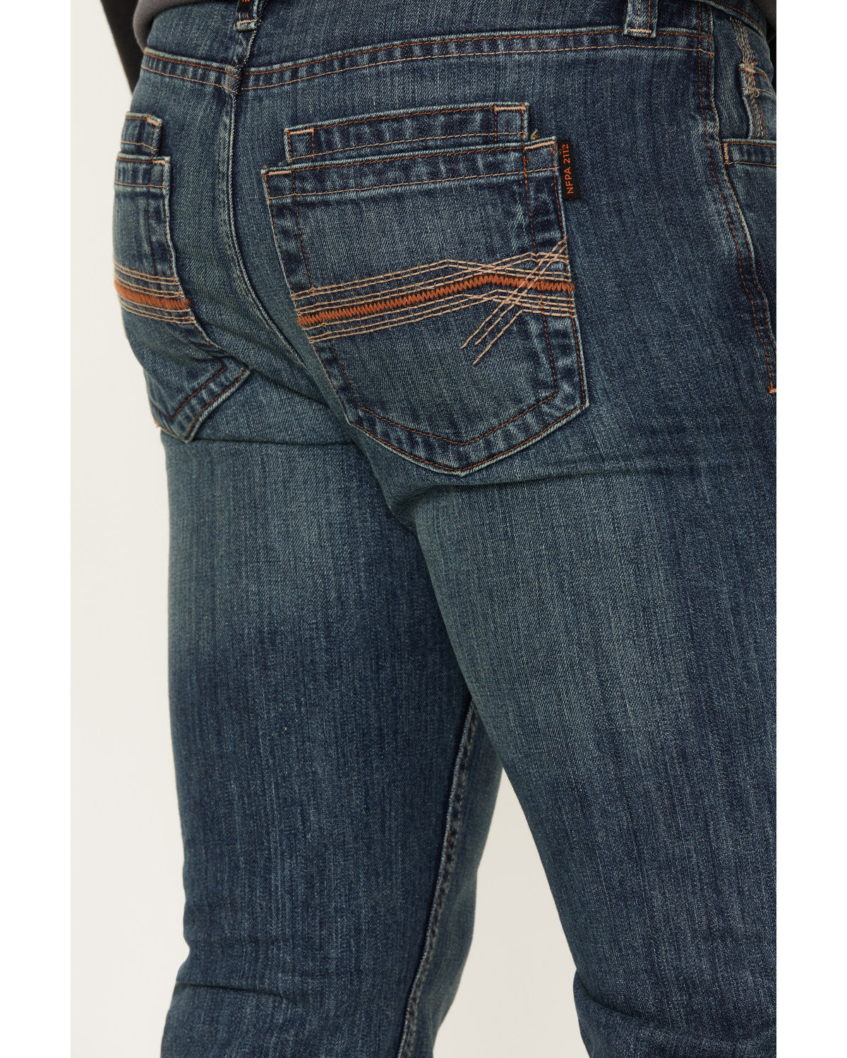 Men's FR Bozeman Medium Wash Slim Bootcut Work Jeans