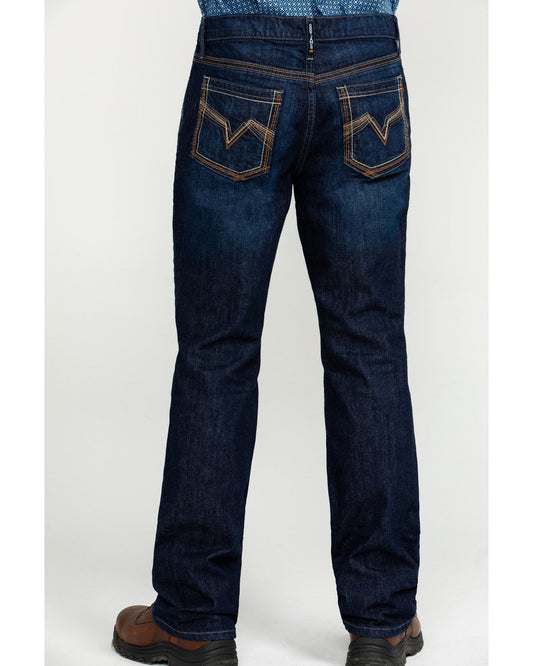 Men's FR Milliken Dark Slim Bootcut Work Jeans