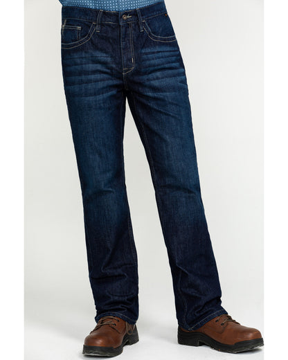 Men's FR Milliken Dark Slim Bootcut Work Jeans