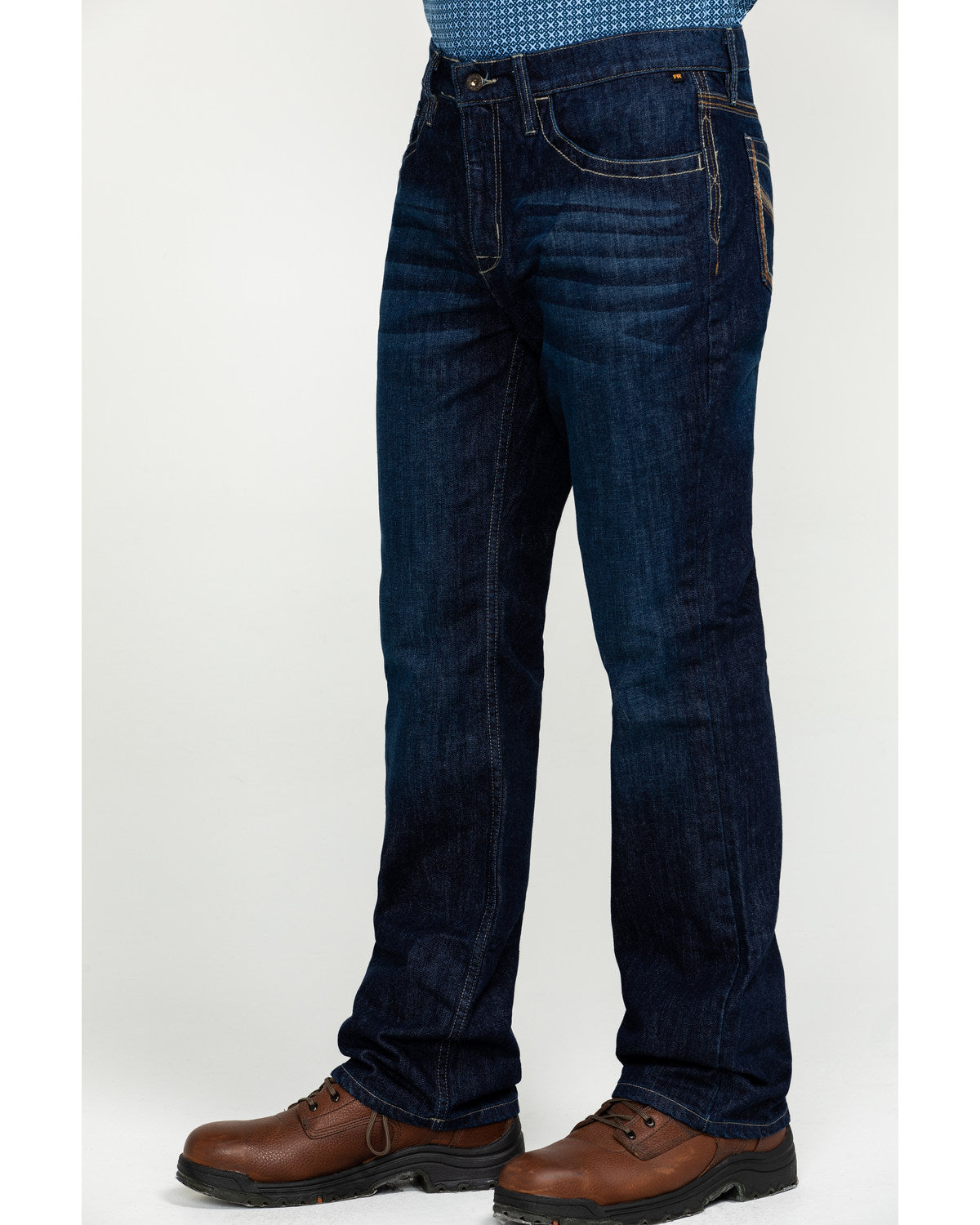 Men's FR Milliken Dark Slim Bootcut Work Jeans