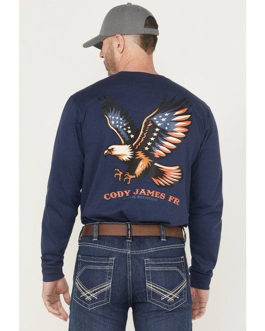 Men's FR Eagle Long Sleeve Graphic Work Shirt