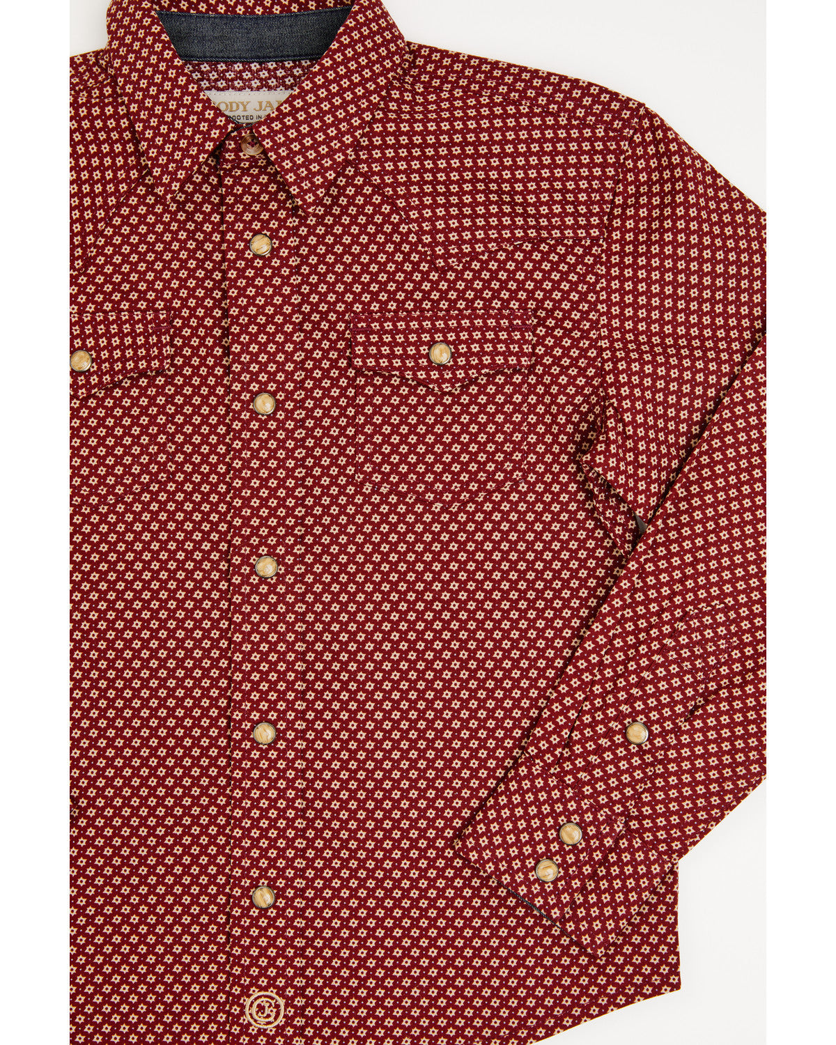 Toddler Boys' NFR Geo Print Long Sleeve Snap Stretch Wester