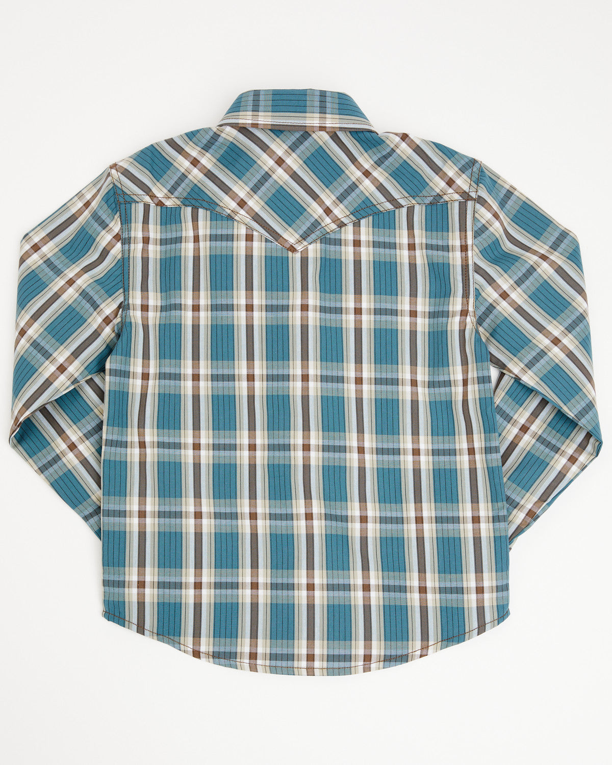 Toddler Boys' Niagra Falls Plaid Print Long Sleeve Snap Wes