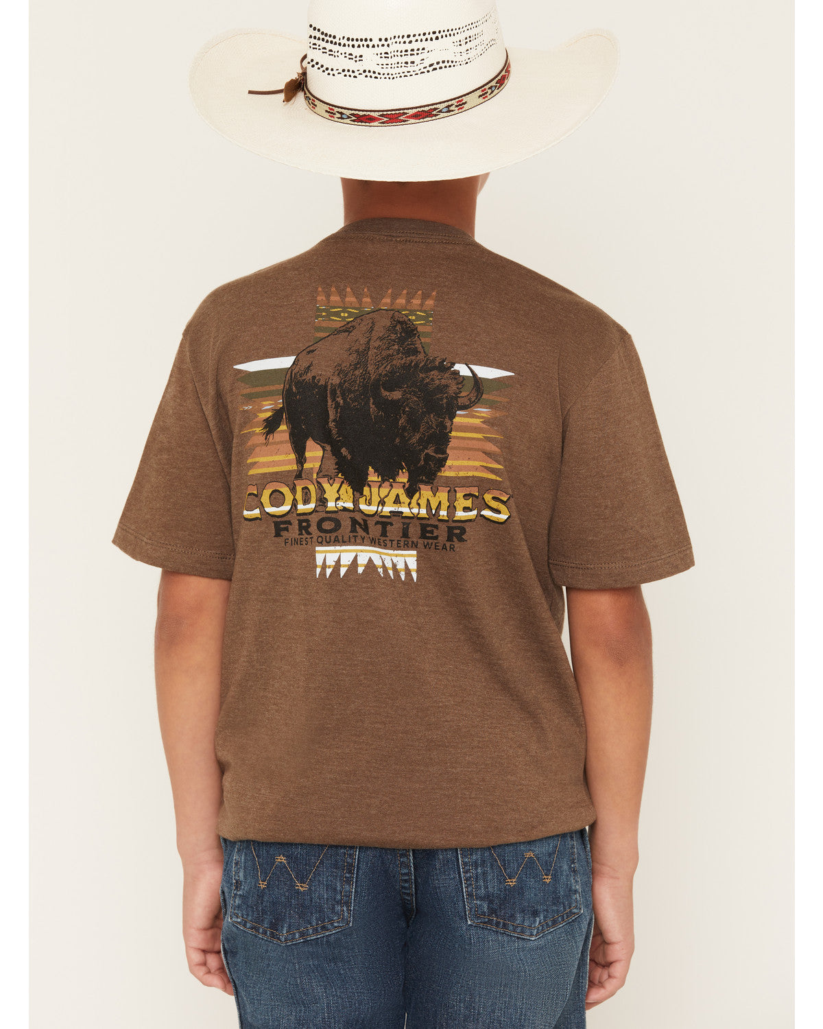 Boys' Frontier Bison Short Sleeve Graphic T-Shirt