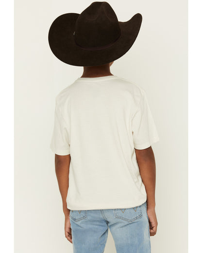 Boys' Moonlit Scenic Print Short Sleeve Graphic T-Shirt