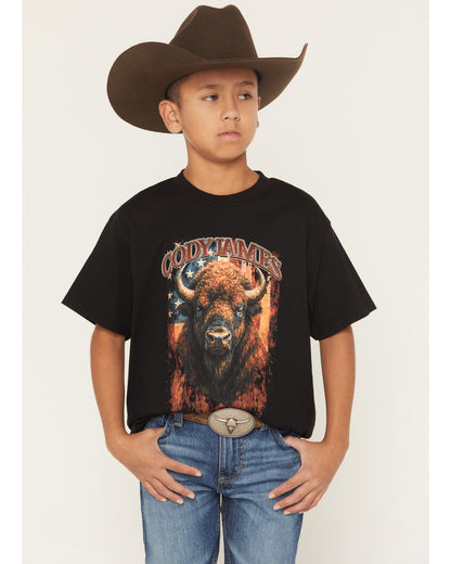 Boys' Americana Bull Short Sleeve Graphic T-Shirt