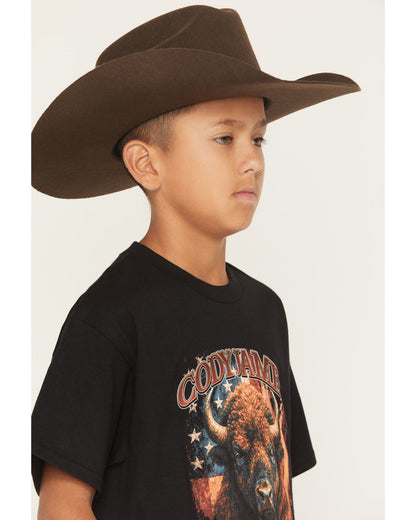 Boys' Americana Bull Short Sleeve Graphic T-Shirt