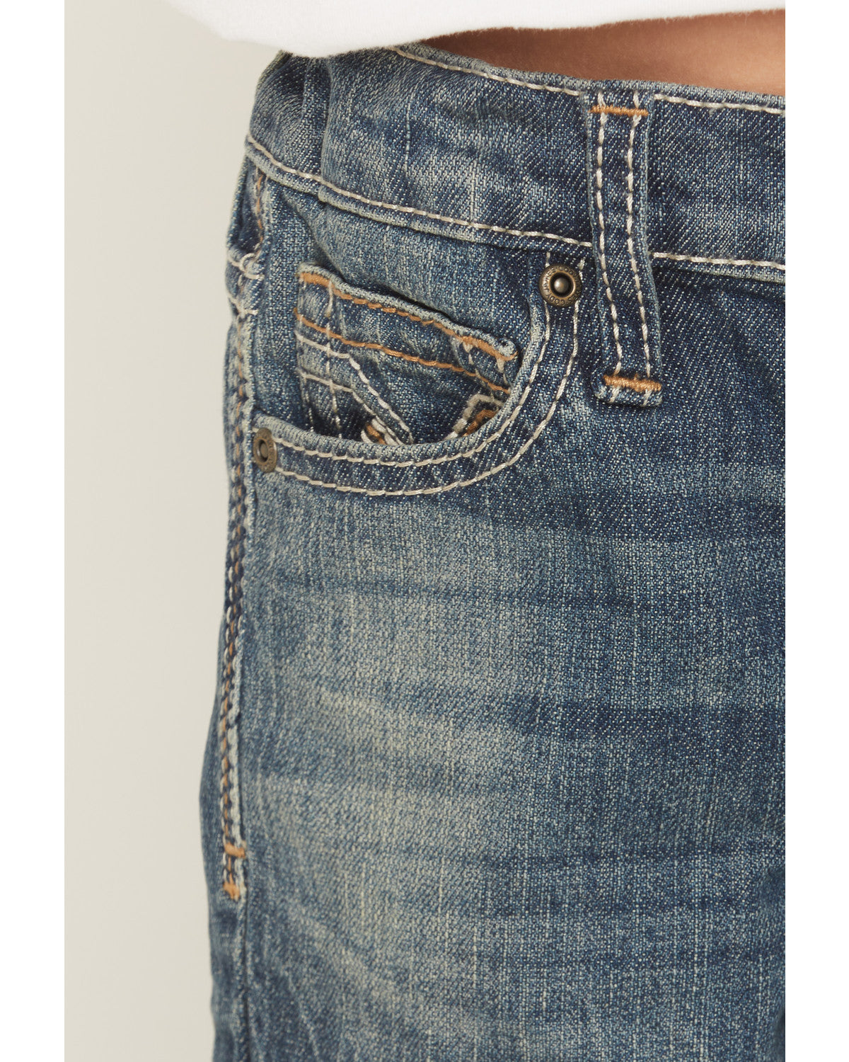Little Boys' Texas Dark Wash Relaxed Bootcut Stretch Denim