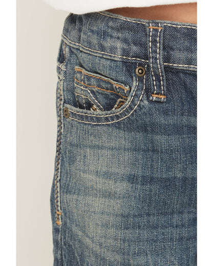 Little Boys' Texas Dark Wash Relaxed Bootcut Stretch Denim