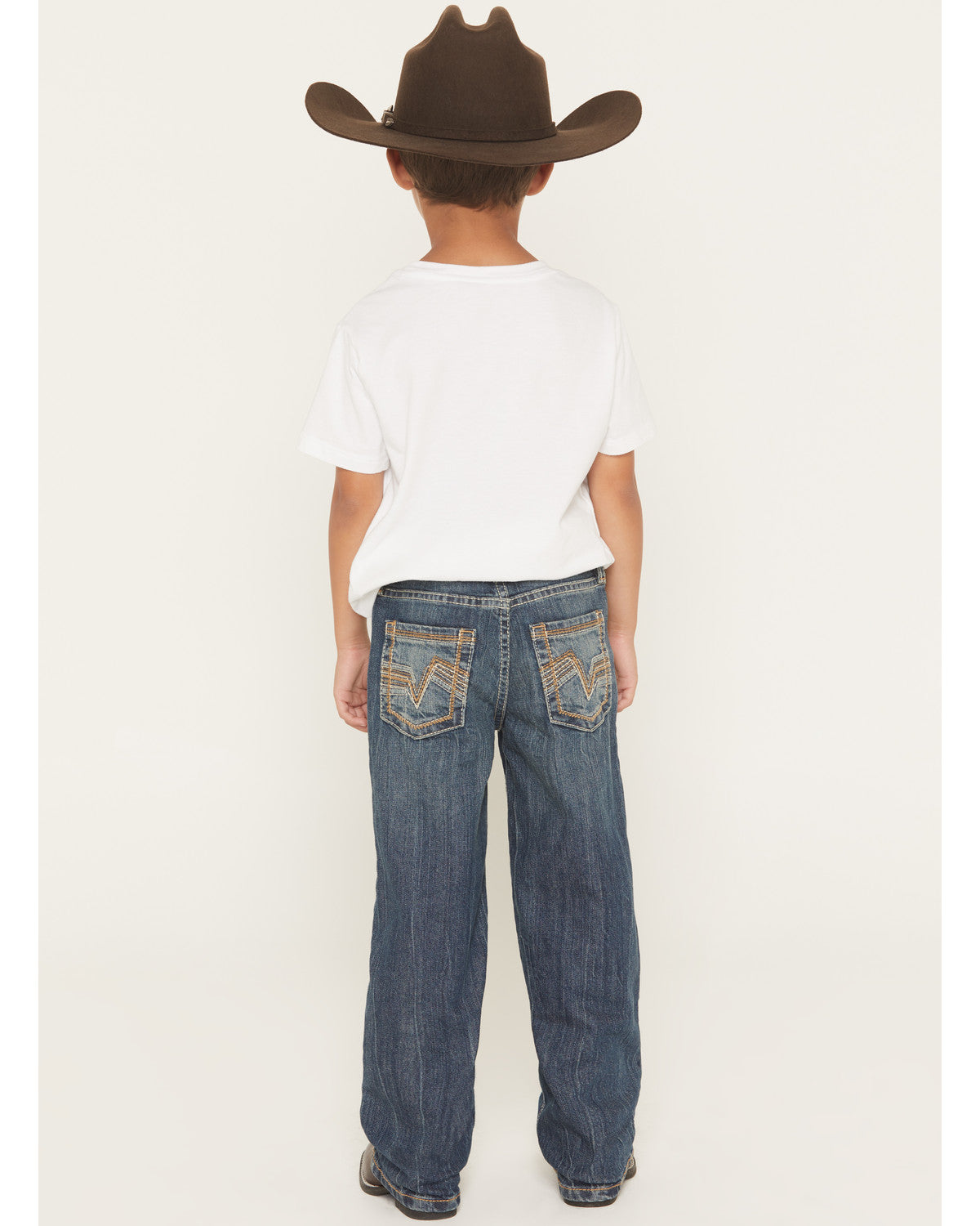 Little Boys' Texas Dark Wash Relaxed Bootcut Stretch Denim