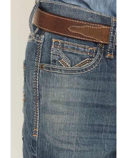 Boys' Texas Dark Wash Relaxed Bootcut Stretch Denim Jeans