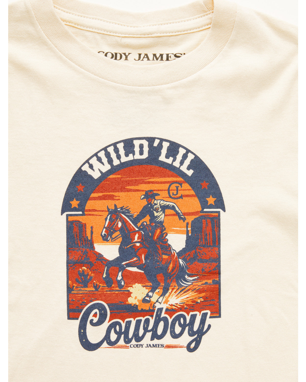 Toddler Boys' Wild Lil Cowboy Short Sleeve Graphic T-Shirt