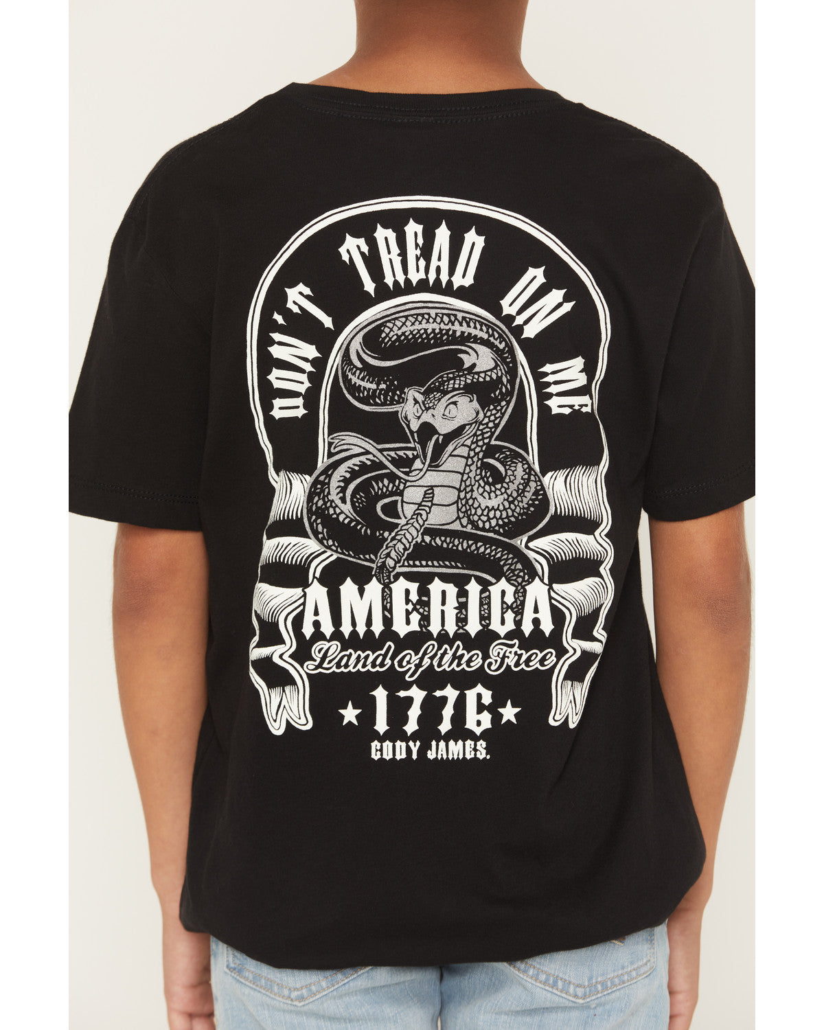 Boys' Don't Tread On Me Short Sleeve Graphic T-Shirt