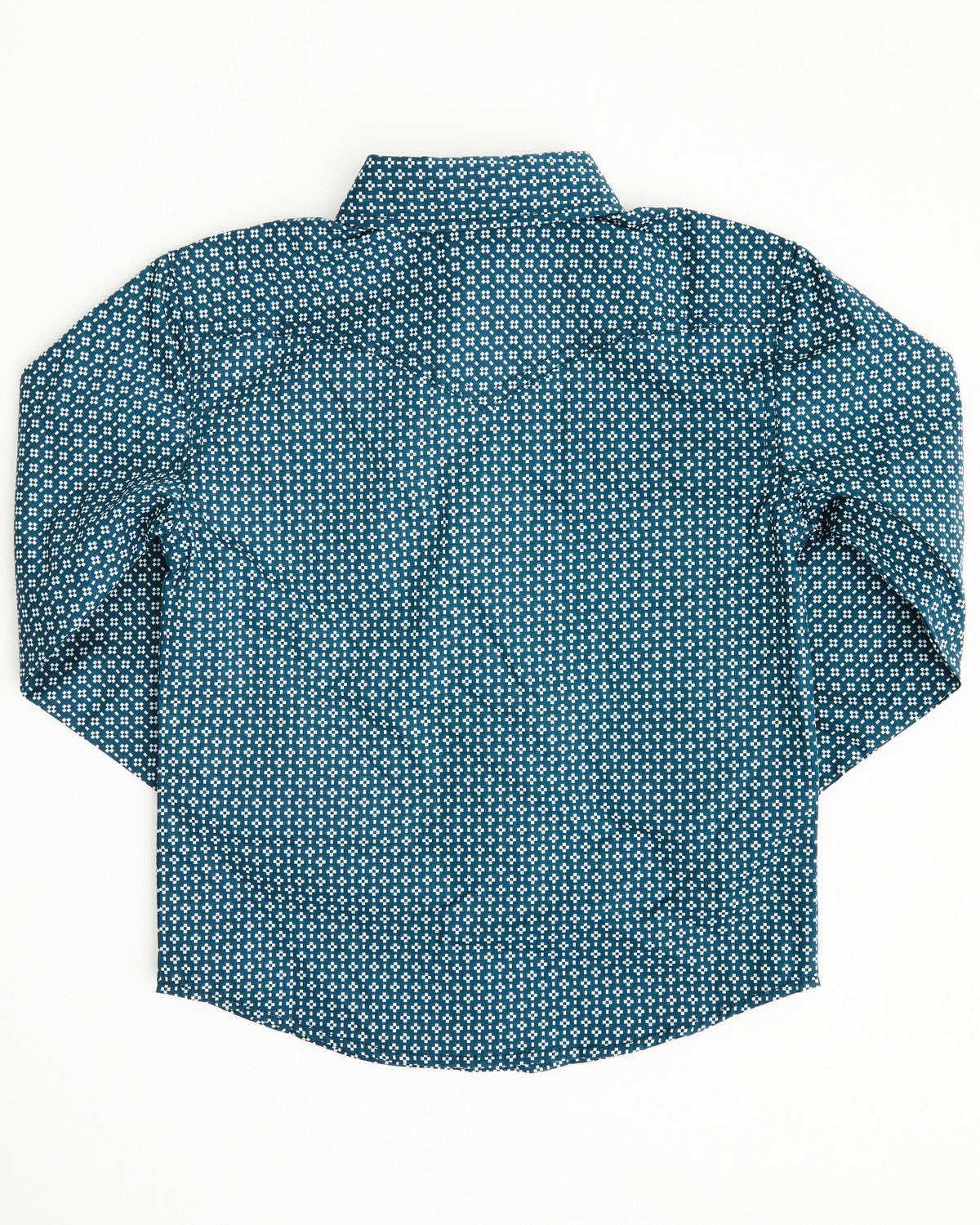 Toddler Boys' Bourbon Geo Print Long Sleeve Pearl Snap West