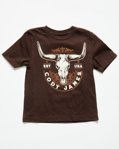 Toddler Boys' USA Steerhead Short Sleeve Graphic T-Shirt