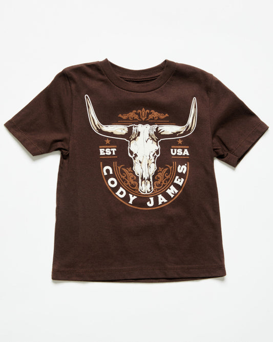 Toddler Boys' USA Steerhead Short Sleeve Graphic T-Shirt