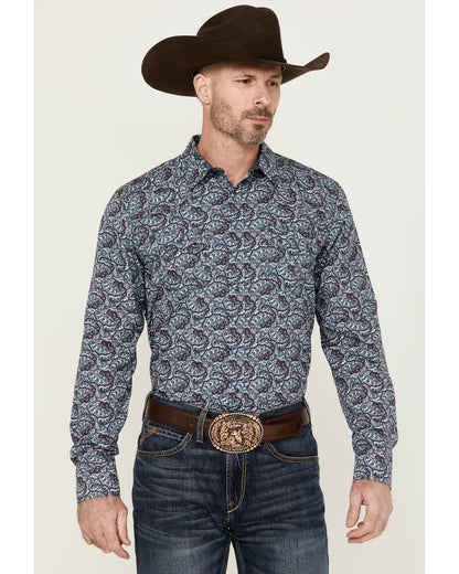 Men's Refresh Paisley Print Long Sleeve Snap Western Shirt
