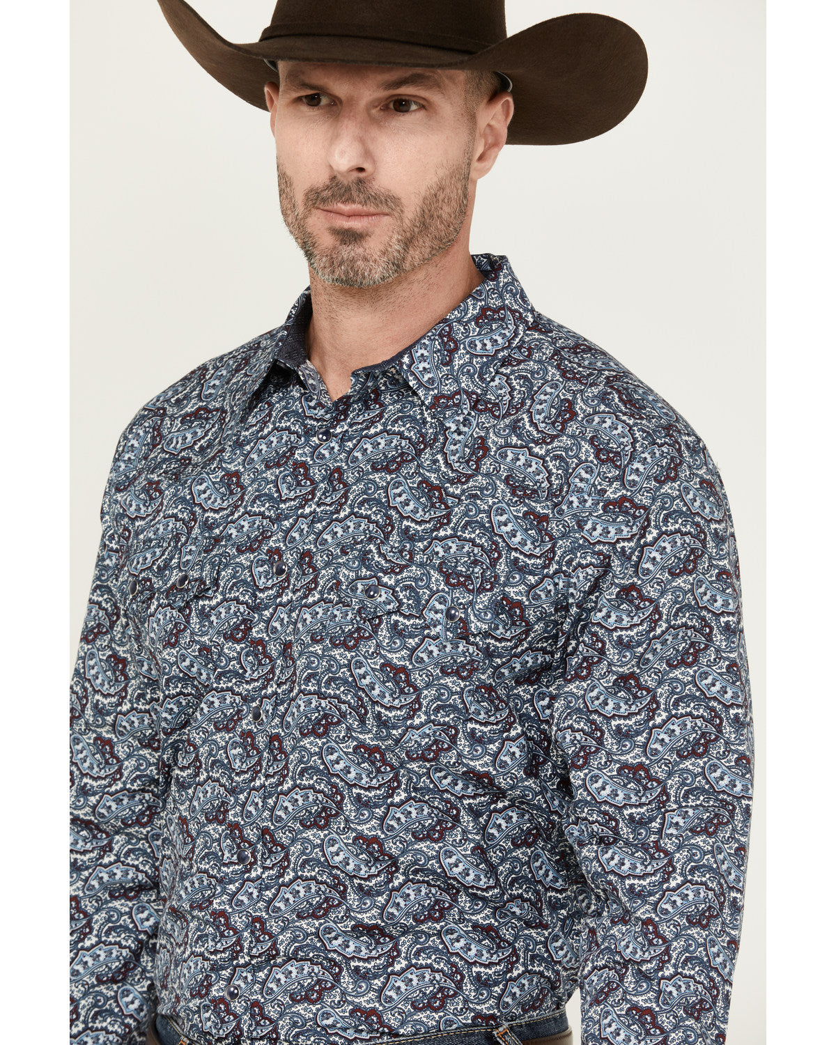 Men's Refresh Paisley Print Long Sleeve Snap Western Shirt