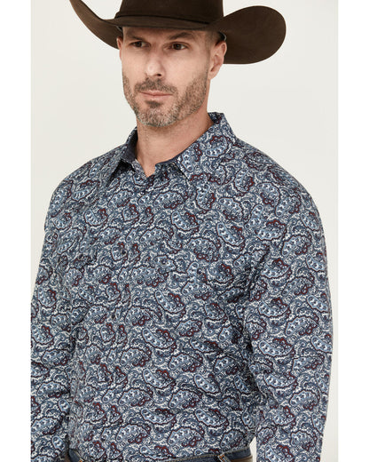 Men's Refresh Paisley Print Long Sleeve Snap Western Shirt