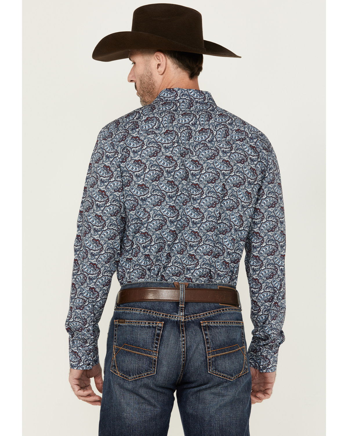 Men's Refresh Paisley Print Long Sleeve Snap Western Shirt