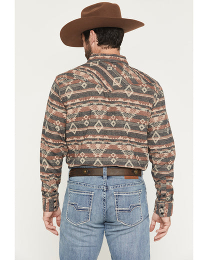 Men's Ironwood Southwestern Long Sleeve Snap Flannel Shirt