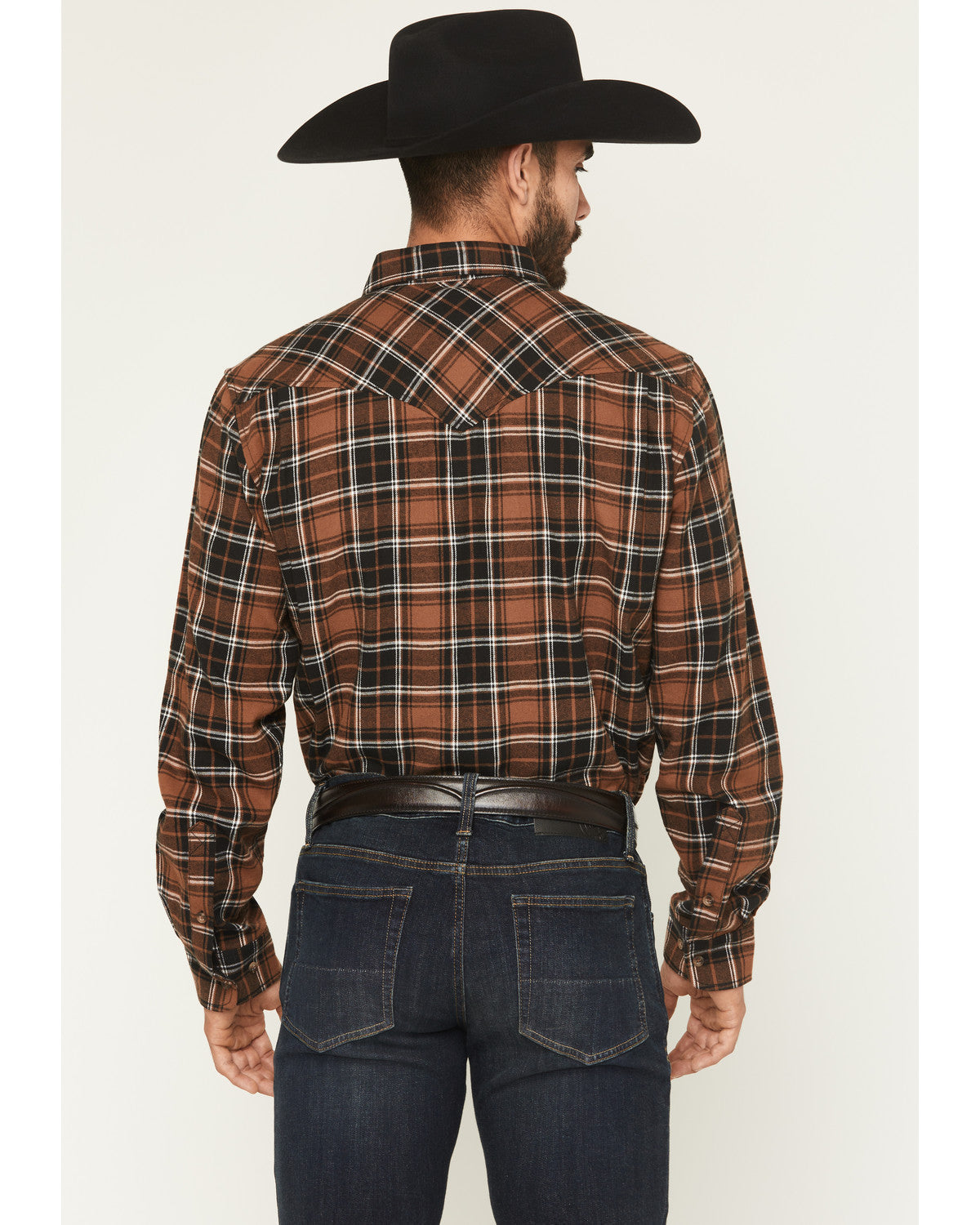 Black 1978® Men's Caddis Plaid Print Long Sleeve Button-Dow