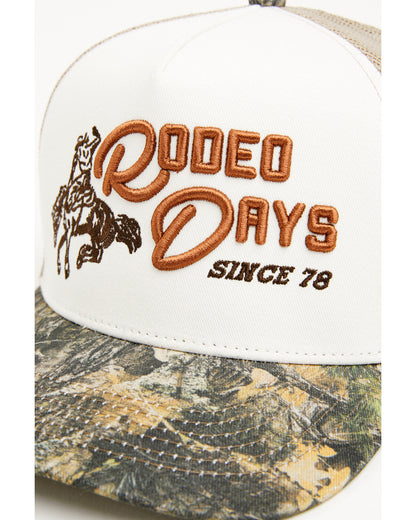 Men's Rodeo Days Camo Ball Cap