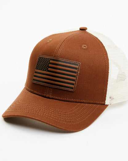 Men's American Flag Patch Ball Cap