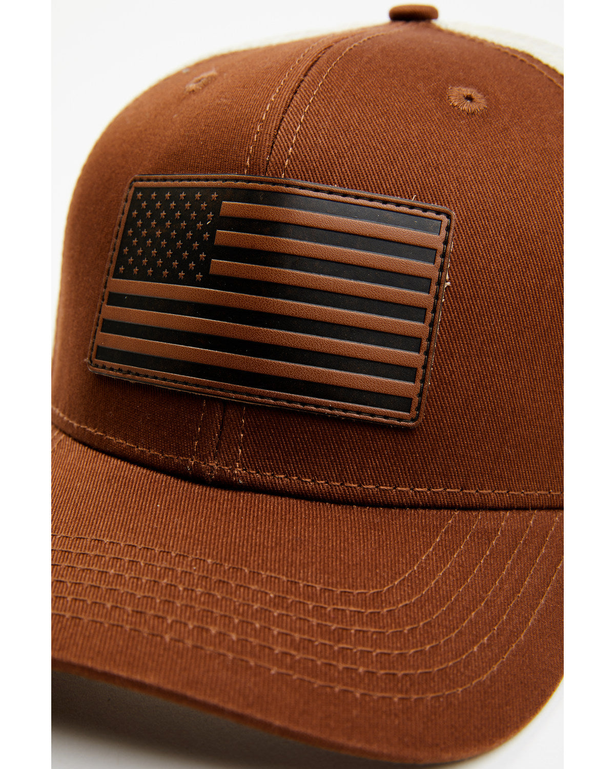 Men's American Flag Patch Ball Cap