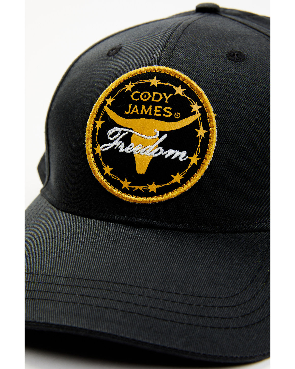 Men's Steerhorn Freedom Circle Patch Ball Cap