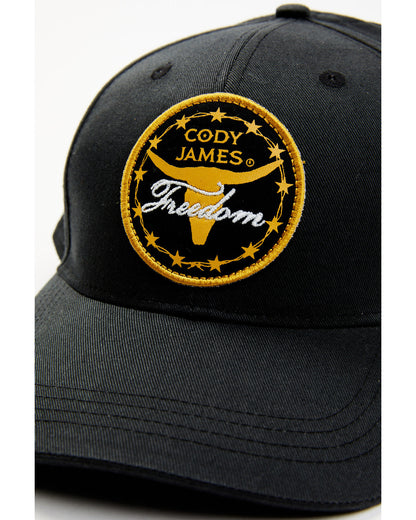 Men's Steerhorn Freedom Circle Patch Ball Cap