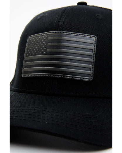 Men's American Flag Patch Ball Cap