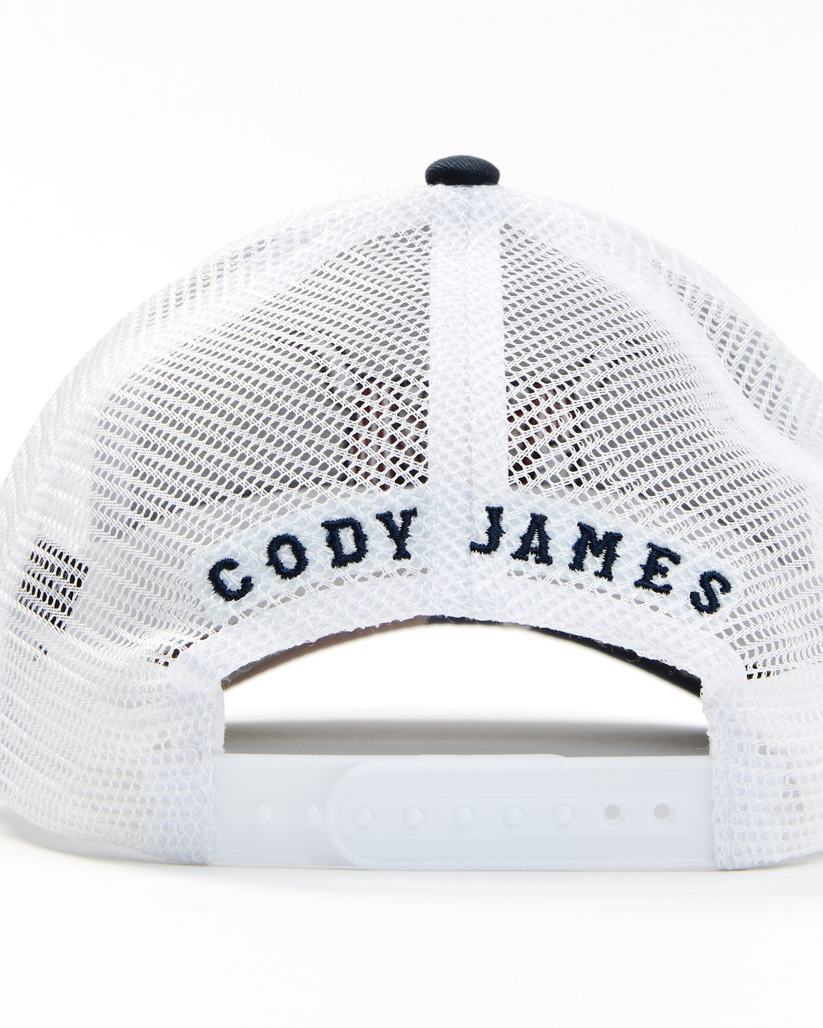 Men's Long Horn Skull Flag Embroidered Ball Cap