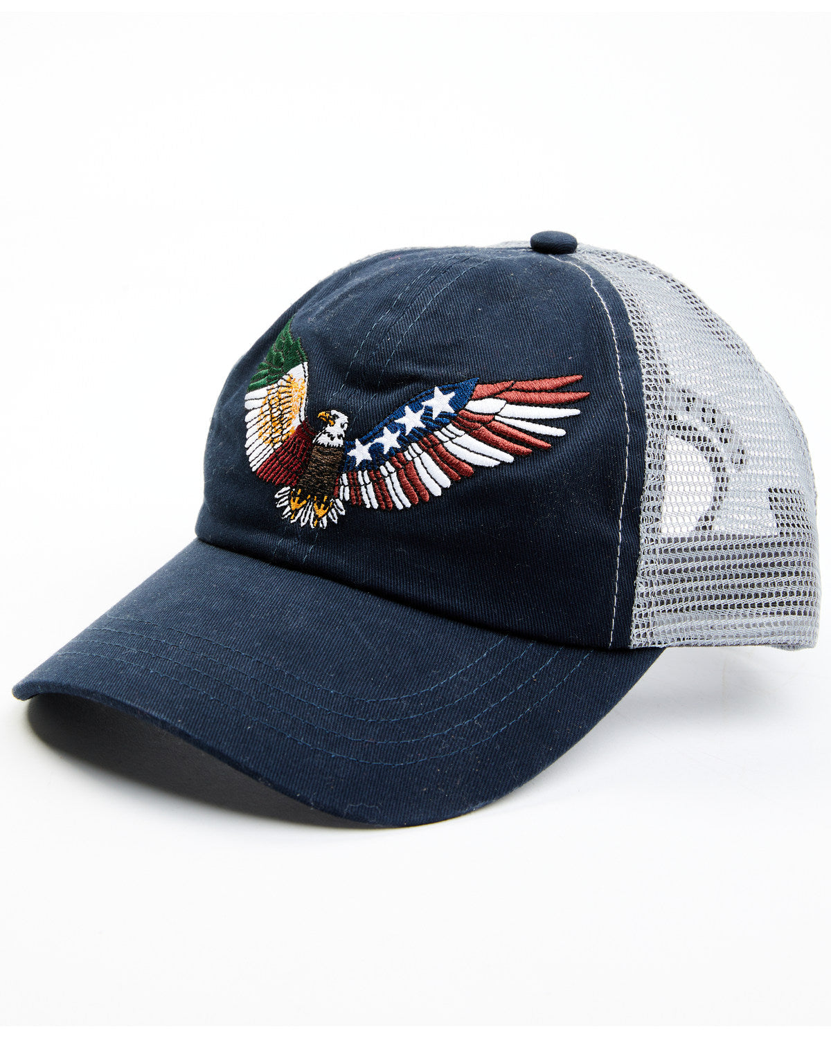 Men's Mexico & American Eagle Embroidered Ball Cap