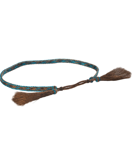 Men's Braided Horsehair & Tassel Hat Band