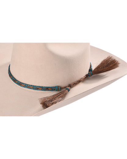 Men's Braided Horsehair & Tassel Hat Band