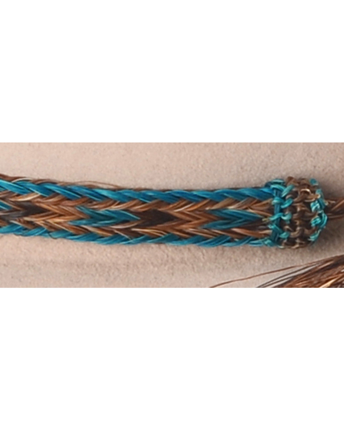 Men's Braided Horsehair & Tassel Hat Band