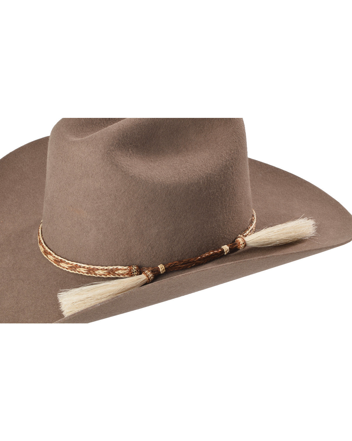 Men's Braided Horsehair Hat Band