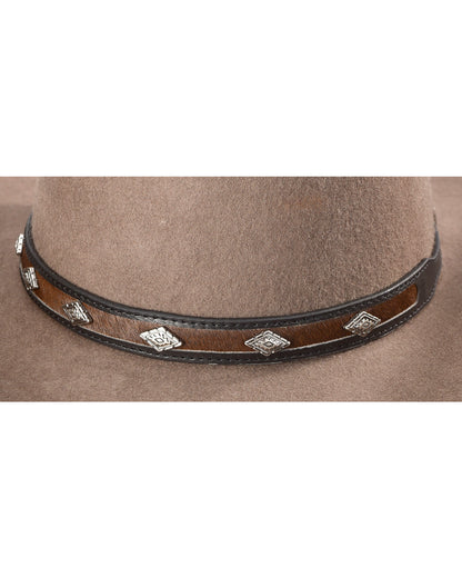 Diamond Studded Horsehair Hat Band
