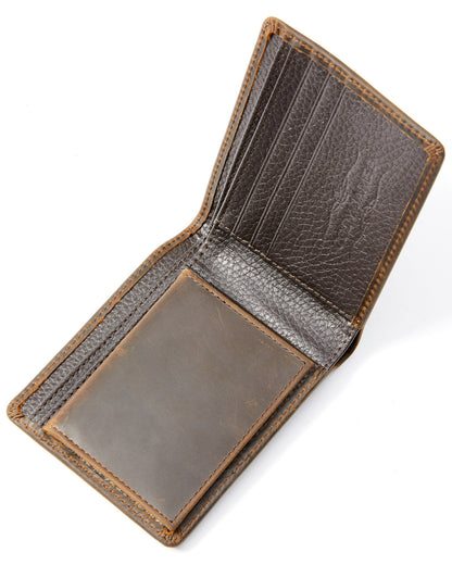 Men's Croc Embossed Bifold Wallet