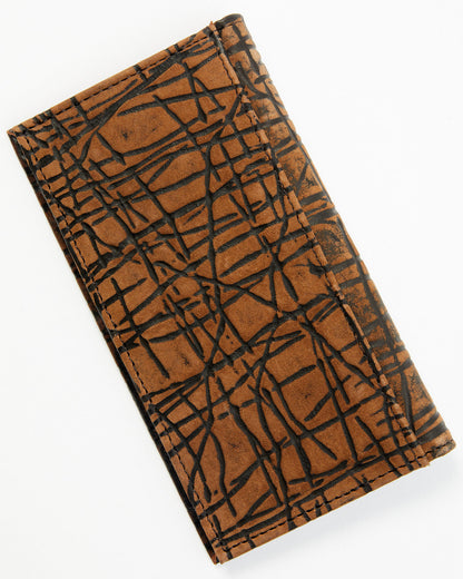 Men's Textured Leather Rodeo Wallet