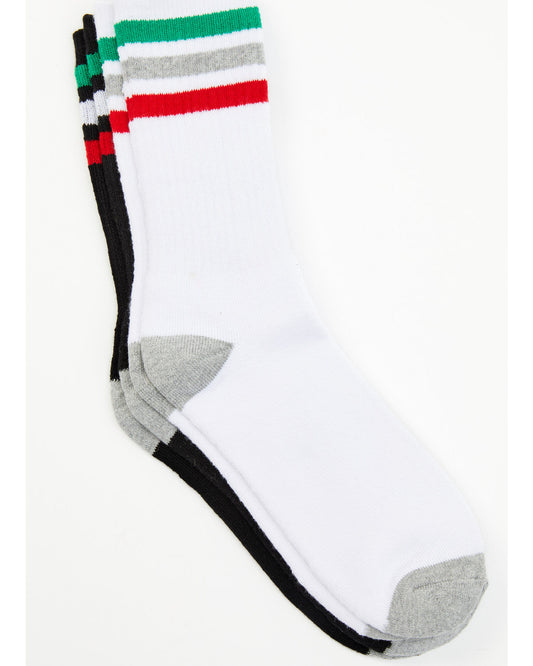 Men's Mexican Flag Stripe 2-pack Socks