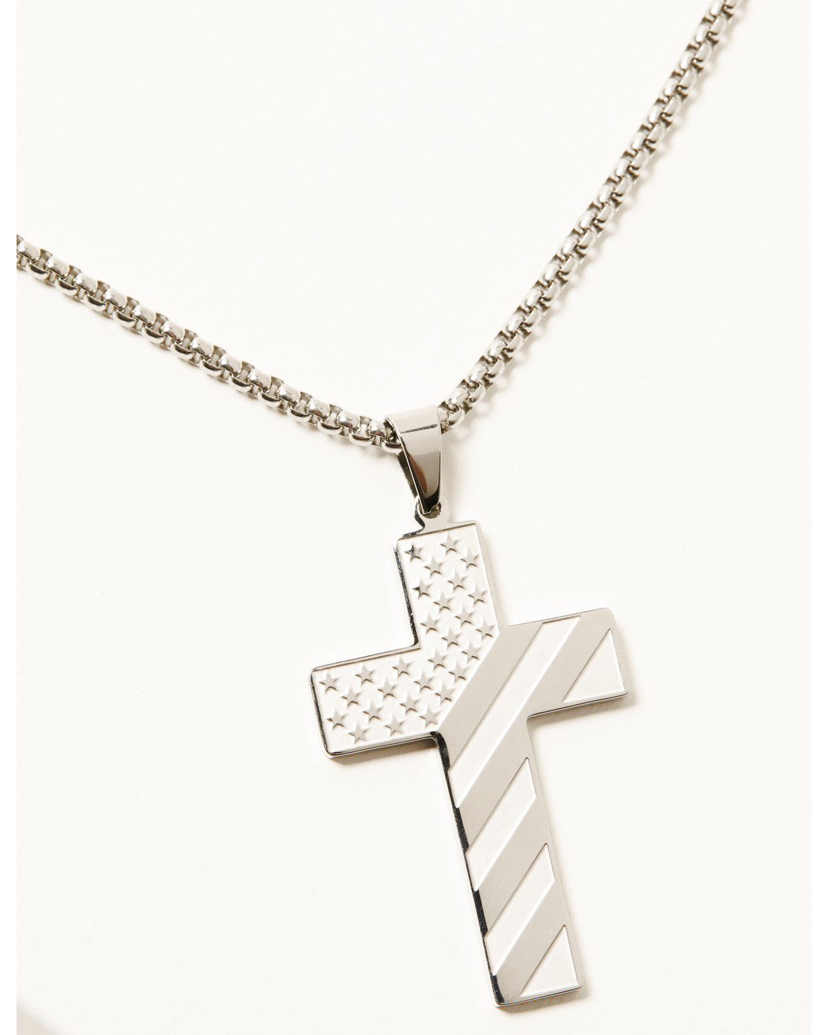 Men's Americana Cross Necklace
