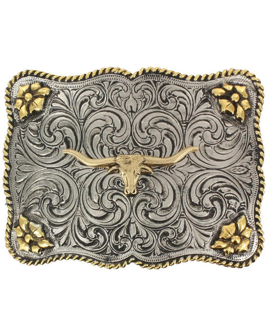 Men's Interchangeable Longhorn Belt Buckle