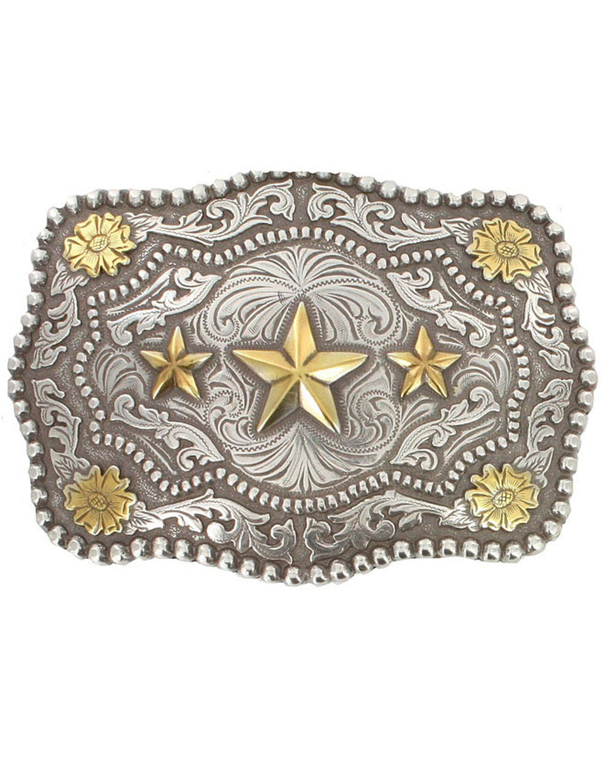 Men's Triple Star Belt Buckle