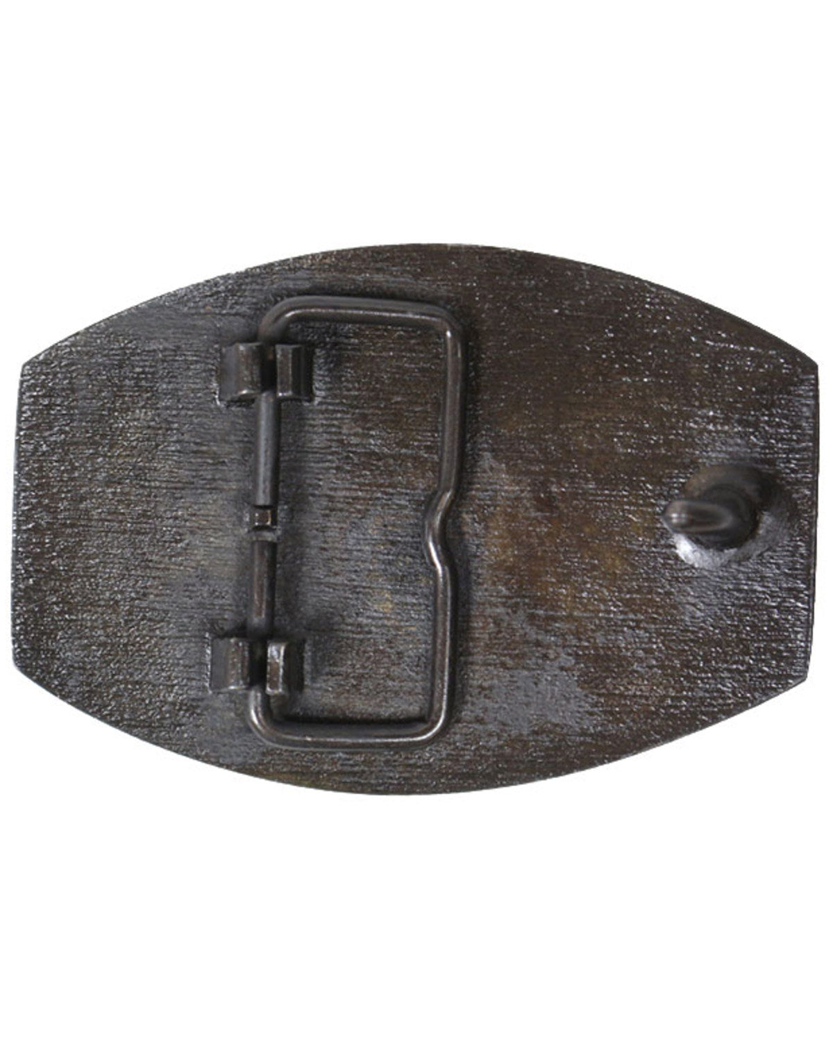 Men's Antiqued Longhorn Cactus Buckle