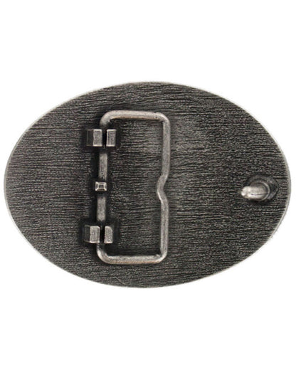 Men's Etched Longhorn Buckle