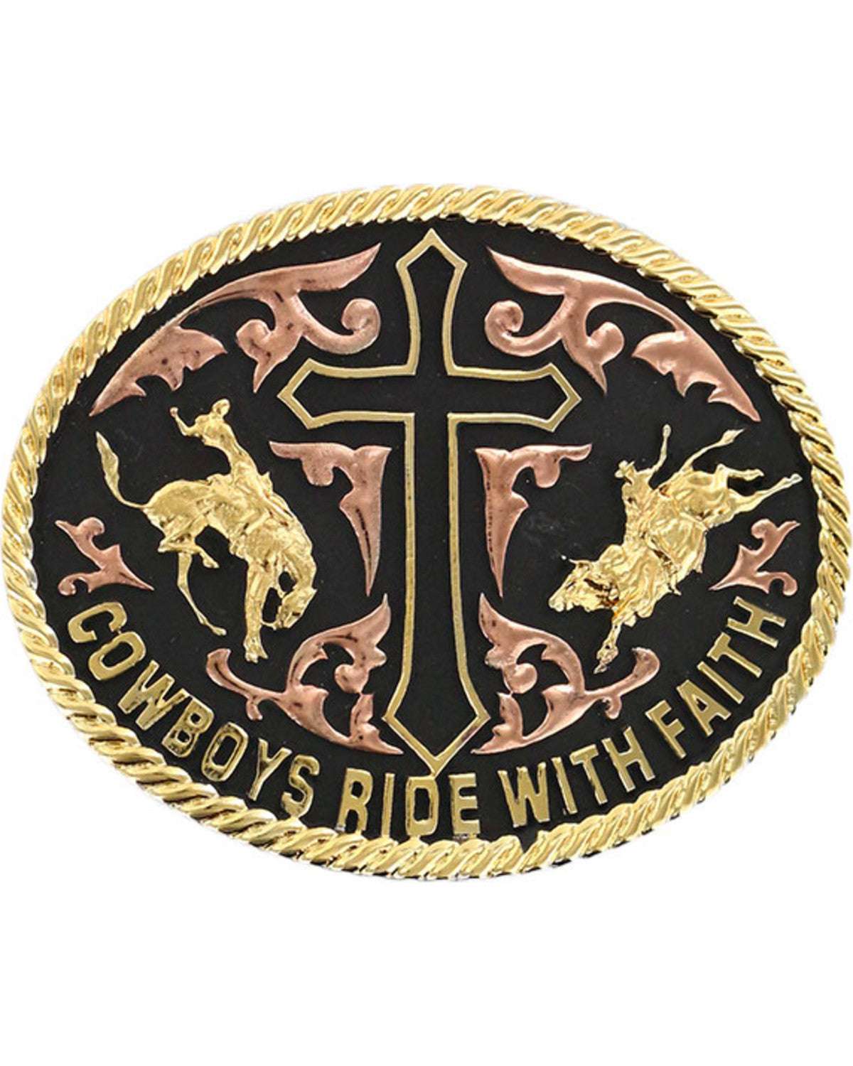 Men's Ride with Faith Belt Buckle