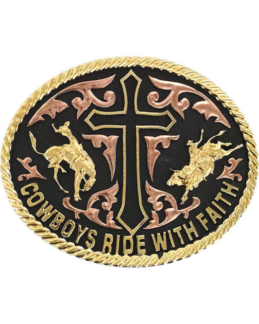 Men's Ride with Faith Belt Buckle